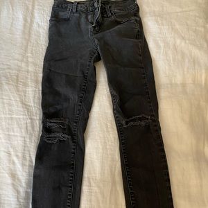 J brand ripped skinny jeans